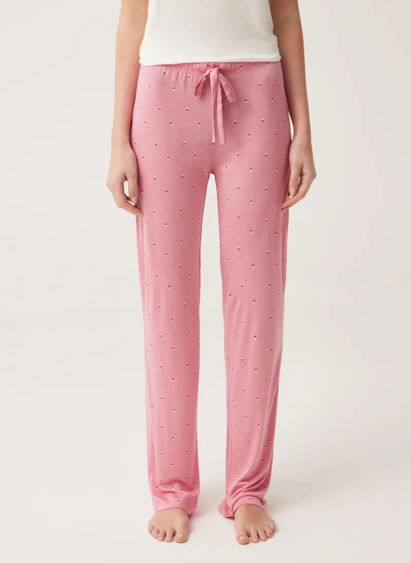 Ovs Ovs Pyjama Bottoms With Heart Print