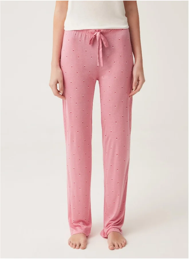 Ovs Ovs Pyjama Bottoms With Heart Print