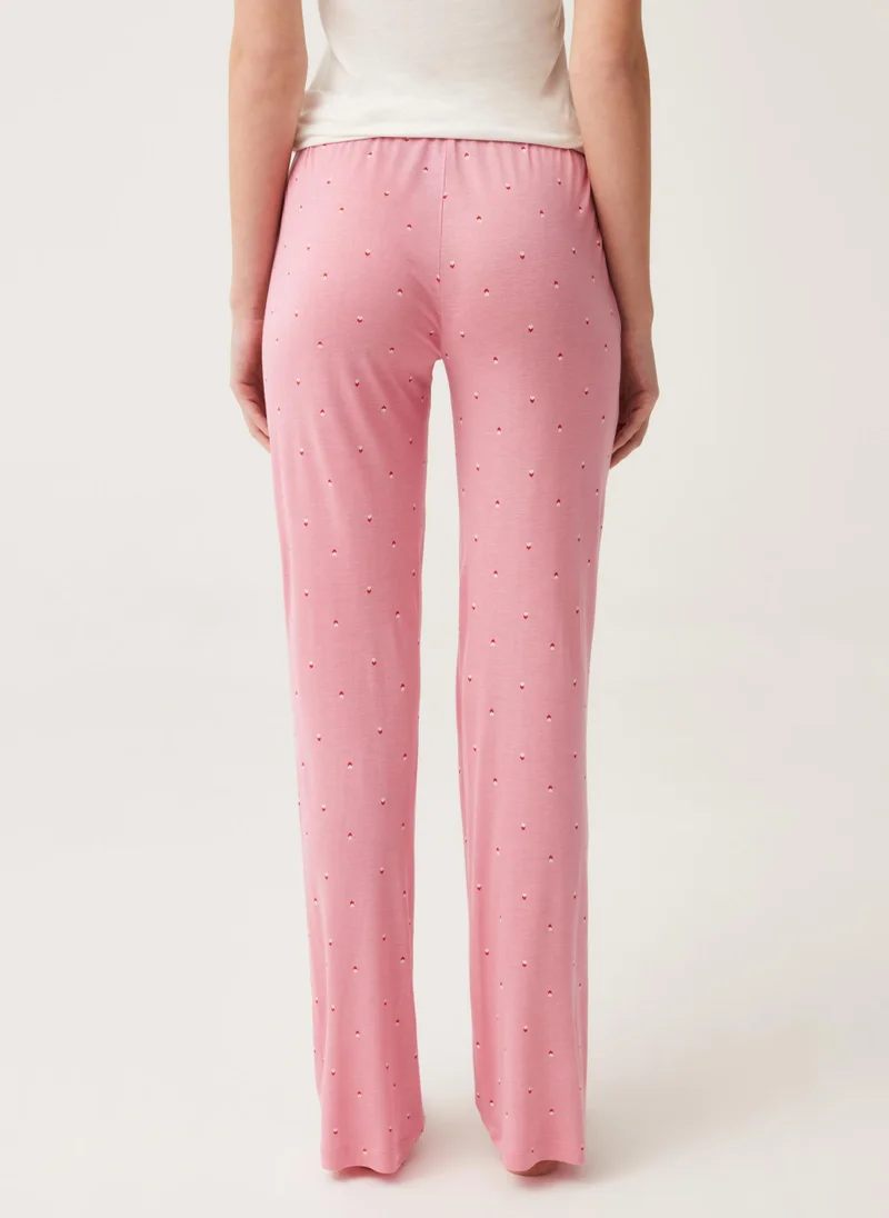 Ovs Ovs Pyjama Bottoms With Heart Print