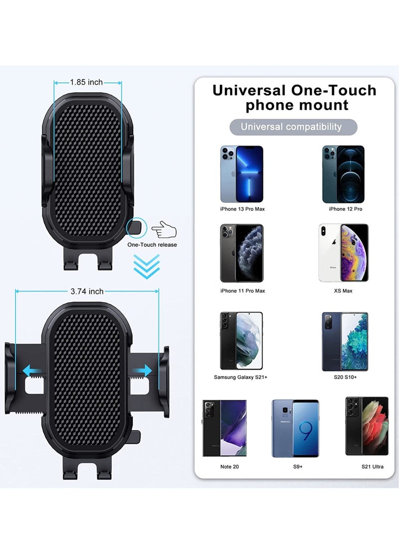 ELTRAZONE - Cup Phone Holder for Car, Freely Adjustable Base, Mobile Phone Holder With Flexible Gooseneck, Universal Compatible With iPhone 11 Pro XS Max XR X 8, Samsung Galaxy S10 Plus S9 S8 S7 Note 10 - Image 1