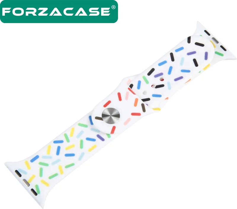 فورزاكاس Colorful Drop Sporty Silicone Band Strap for Apple Watch Ultra 49MM - FC124