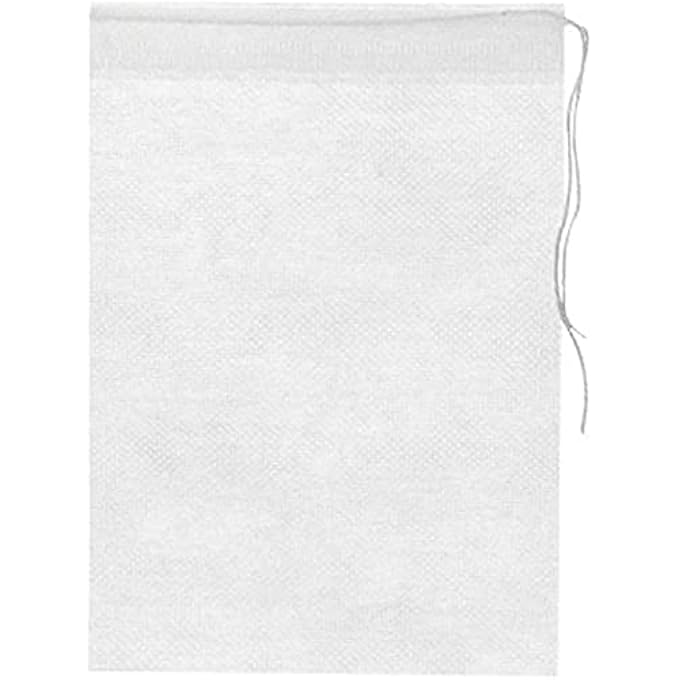 ELECDON 100 Pcs Reusable Tea Filter Bags With Drawstring Food Grade For Cooking Medicinal Liquor Tea  Coffee Perfect For Storing Spices 24 * 31 Inch - Image 3