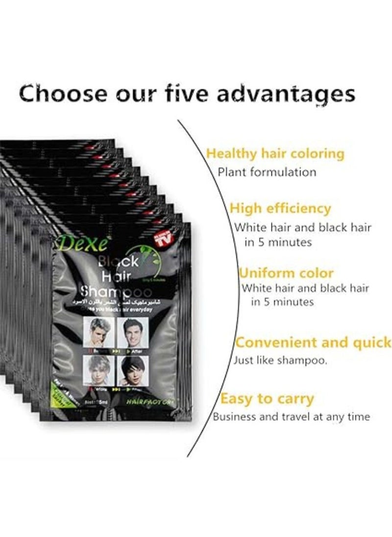 10-Piece Black Hair Shampoo Pouches 10x25ml - pzsku/Z61D460BF8A49E8D2942CZ/45/_/1707932507/343458d8-47ed-454d-b0fb-f707ad3bfaf4