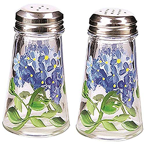 Grant Howard Tapered Salt and Pepper Shaker Set, 3.4 ounces, Blue - Image 1