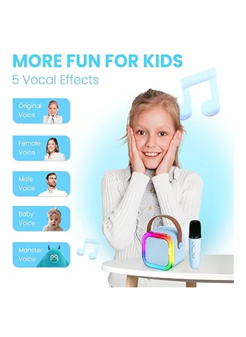 wireless karaoke mic with Bluetooth Speaker: Bluetooth-Enabled Wireless Karaoke Mic Speaker with Multiple Compatibility Modes, RGB Lighting, and Party POP Bluetooth - Image 3