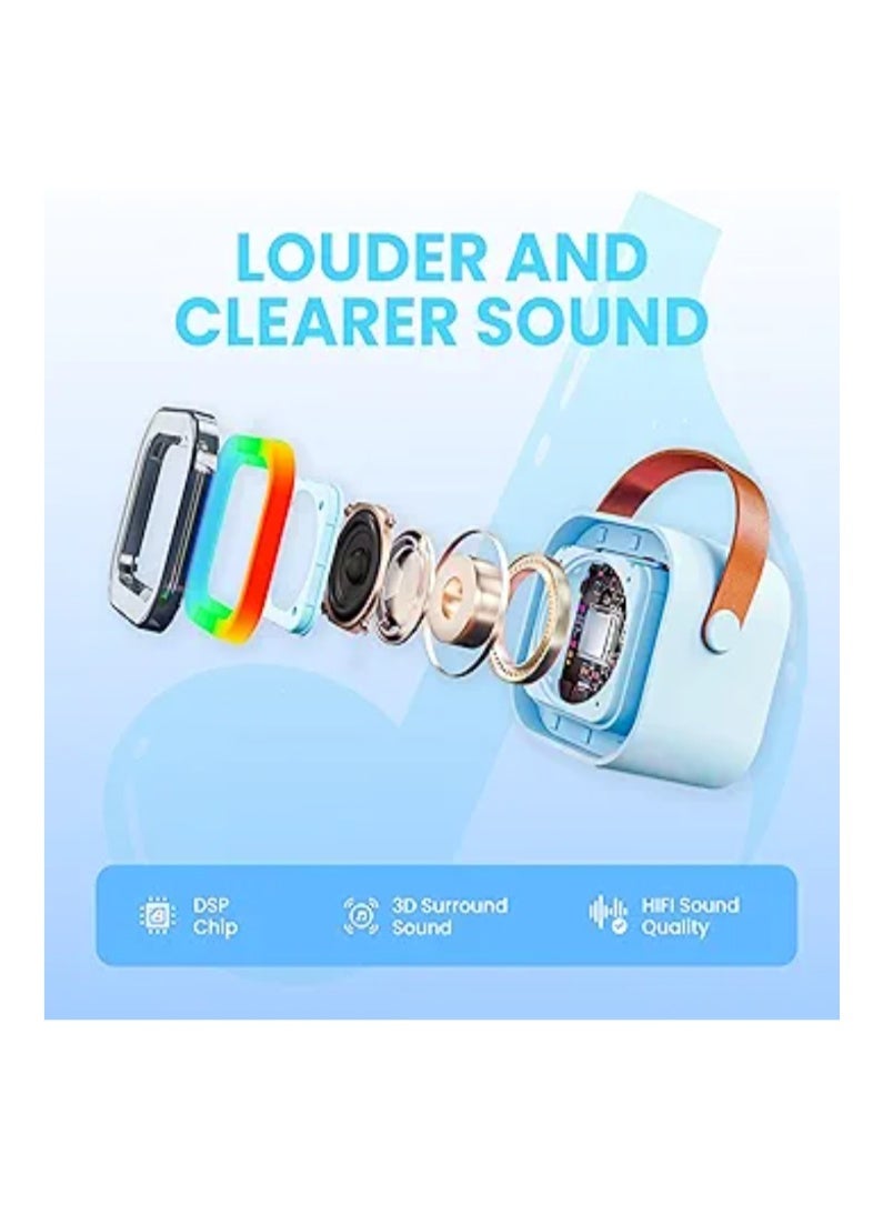 wireless karaoke mic with Bluetooth Speaker: Bluetooth-Enabled Wireless Karaoke Mic Speaker with Multiple Compatibility Modes, RGB Lighting, and Party POP Bluetooth - Image 2