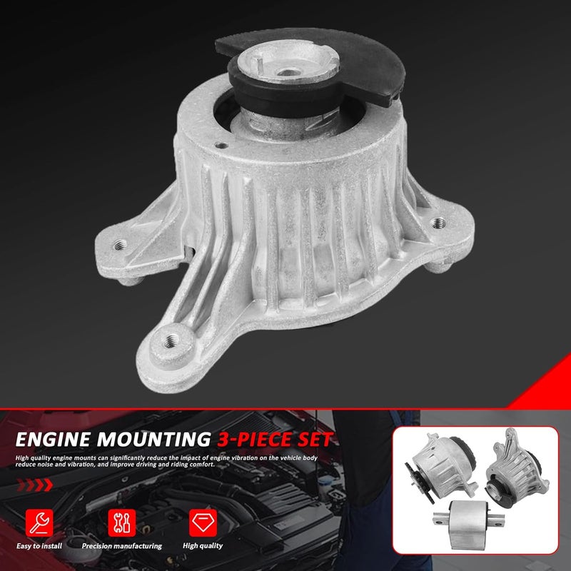 Engine Mount for Benz 2014-2023 C200 C300 E260 E300 W205 W238 W213 Rear-Wheel Drive Replacement # 2052406217,2052406317,2052403300 2052407600 2052407700 2052400200 2052400300 - Image 2
