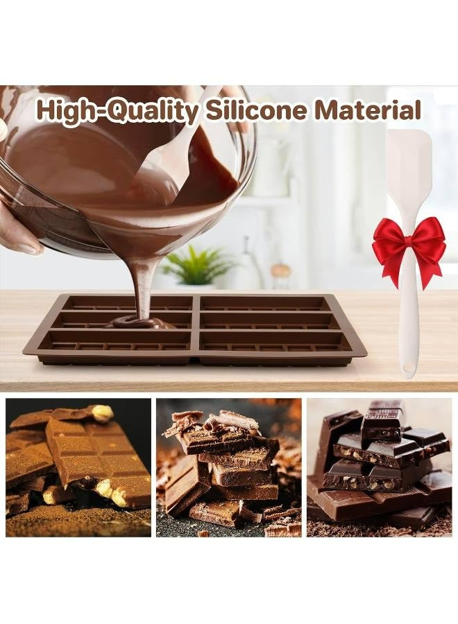 Break Apart Chocolate Protein and Engery Bar Silicone Mold Brown 10*6.69inch - Image 5
