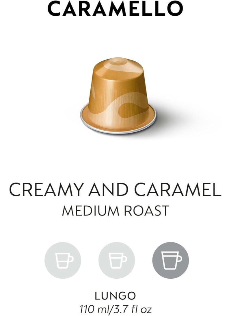 Nespresso Caramello Barista Creations Roasted Coffee Capsules, Original Line, 10 capsules in 1 Sleeve - Pack of 5 Sleeves - Image 2