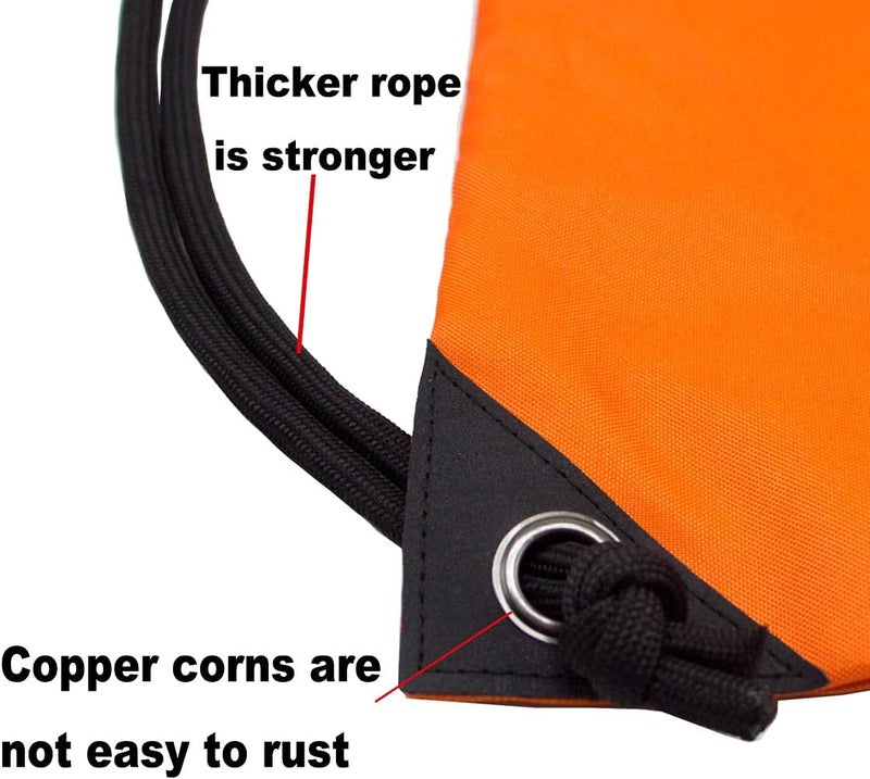 HOLYLUCK Drawstring Backpack Bag Sport Gym Sackpack - Image 5