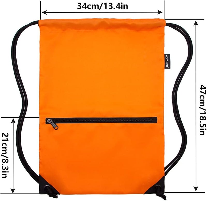 HOLYLUCK Drawstring Backpack Bag Sport Gym Sackpack - Image 3