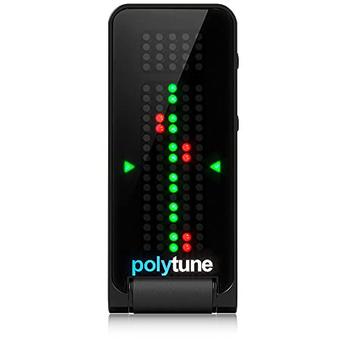 TC Electronic مُ tuner TC Electronic POLYTUNE CLIP القابل للتثبيت مع أوضاع بوليفونية، ستروب وكروما، وشاشة مصفوفة LED 108 لعرض أداء الضبط الأمثل - Image 5