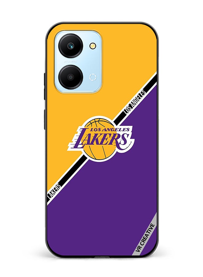 VR CREATIVE Protective Case Cover For Honor Play7T Los Angeles Lakers Design Multicolour - Image 1