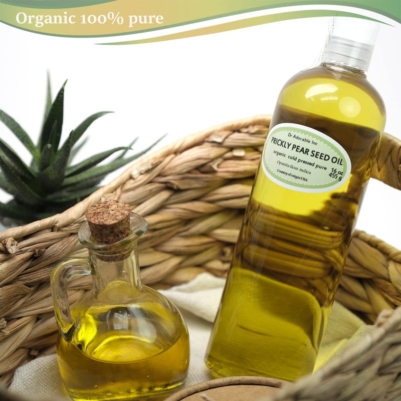Dr. Adorable Dr Adorable - 16 oz - Prickly Pear Seed Oil - 100% Pure Natural Organic Cold Pressed - Image 2
