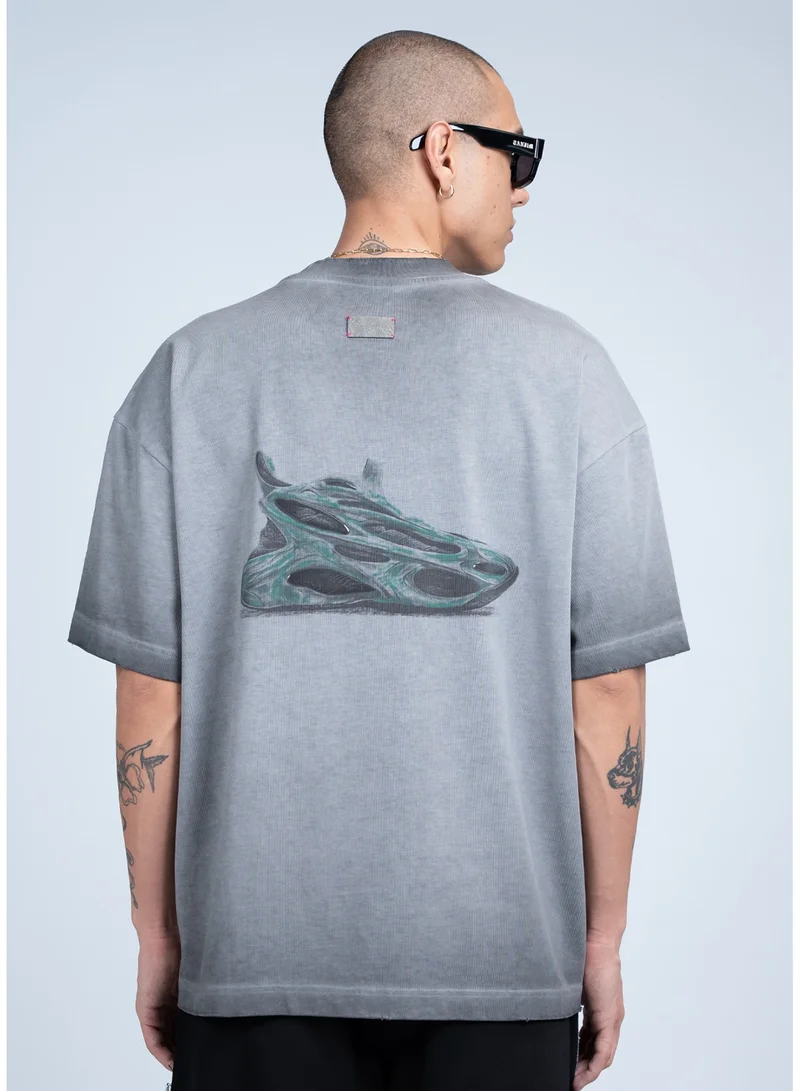 Tanjim Squad OUTSOLE ARTIFACT T-SHIRT - GRAY