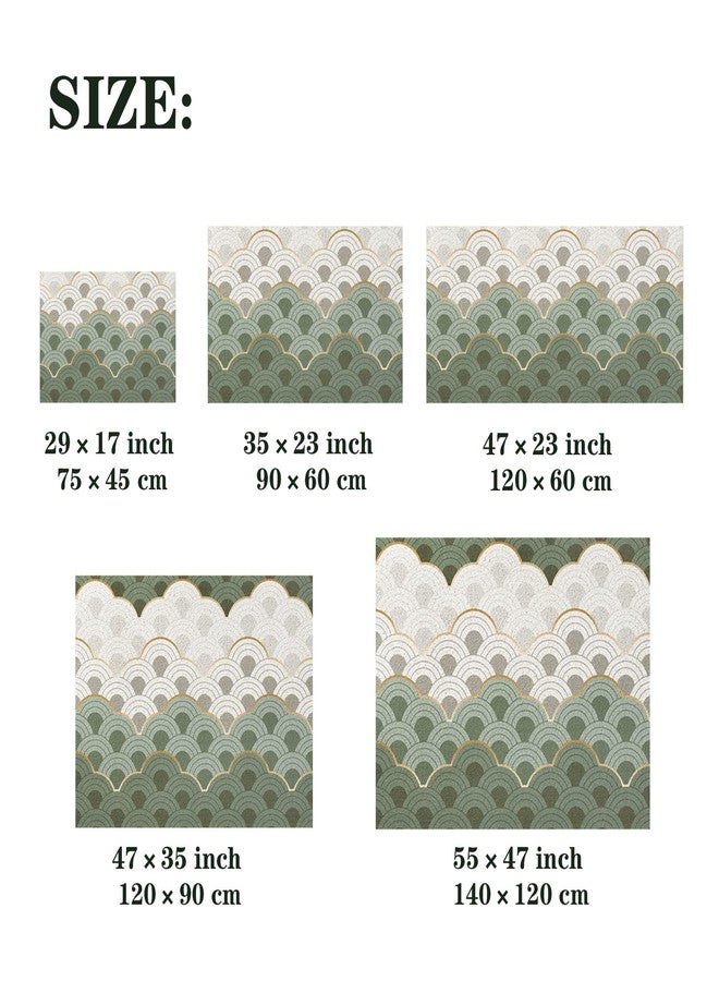 THRILRUG PVC Durable Outdoor Door Mat 47"x35",Welcome Mat Non-Slip Absorbent Resist Dirt Entrance Rug,Low-Profile Front Door Mat Outdoor for Back Door Inside Floor Rugs for Entryway - Image 3