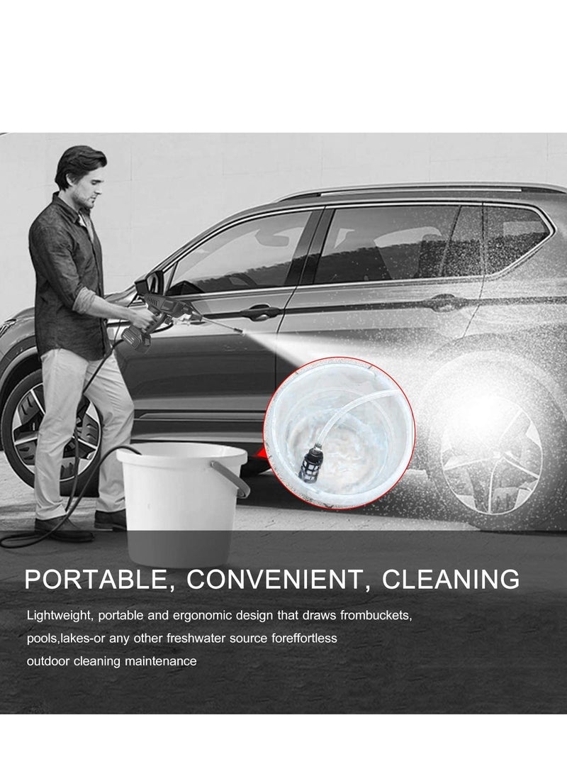 ELTRAZONE 24V Cordless Portable Washer Electric High Pressure Cleaner Machine 200W 30Bar Lithium Handheld Car Cleaning Device With Foam Generator Nozzle Water Pump - Image 2