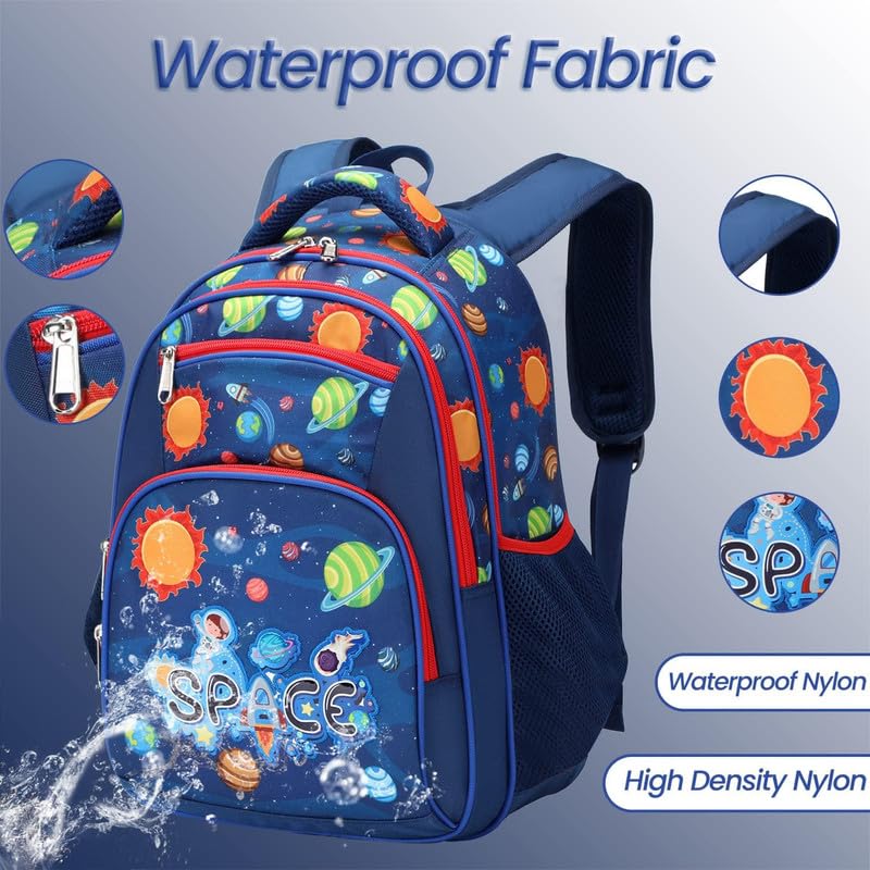 Frantic RR4Zipper Waterproof Polyester 26 L School Backpack School Bag Daypack Picnic Bag For Boys & Girl - Image 2
