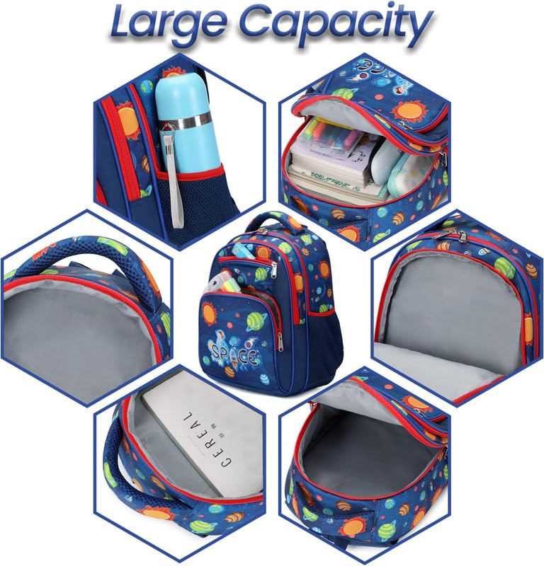 Frantic RR4Zipper Waterproof Polyester 26 L School Backpack School Bag Daypack Picnic Bag For Boys & Girl - Image 3