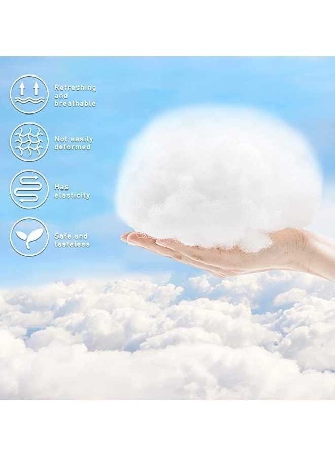 KUSTOMDECO كرسي بيض معلق مع قاعدة | كرسي هزاز من الروطان الداخلي والخارجي مع وسائد | كرسي مريح للحديقة، الفناء وغرفة المعيشة | أبيض - Image 3