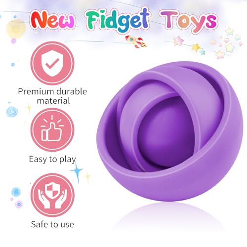 Yrissmiss Fidget Toys for Kids Sensory Toys for Teens Gifts for Boys Girls ADHD Autism Stress Relief Quiet Finger Tools Classroom - Image 5