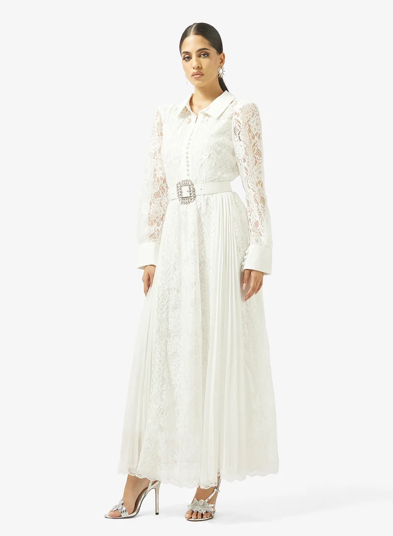 Khizana  Lace A-line Dress for Women | Best Price UAE