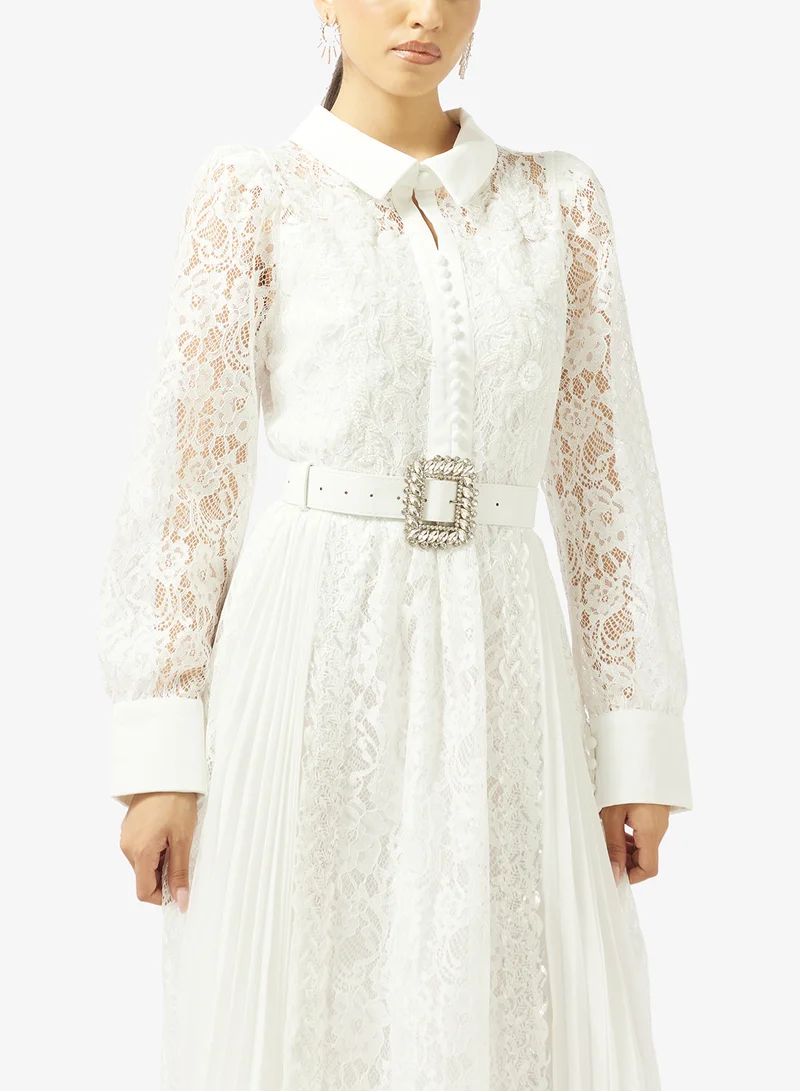 Khizana  Lace A-line Dress for Women | Best Price UAE