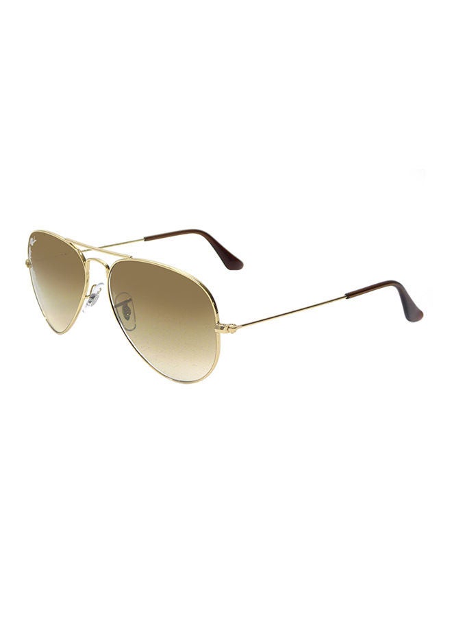 Ray-Ban Unisex Full Rim Pilot Sunglasses - RB3025 001/51 58 - Lens Size: 58 mm - Gold - Image 1