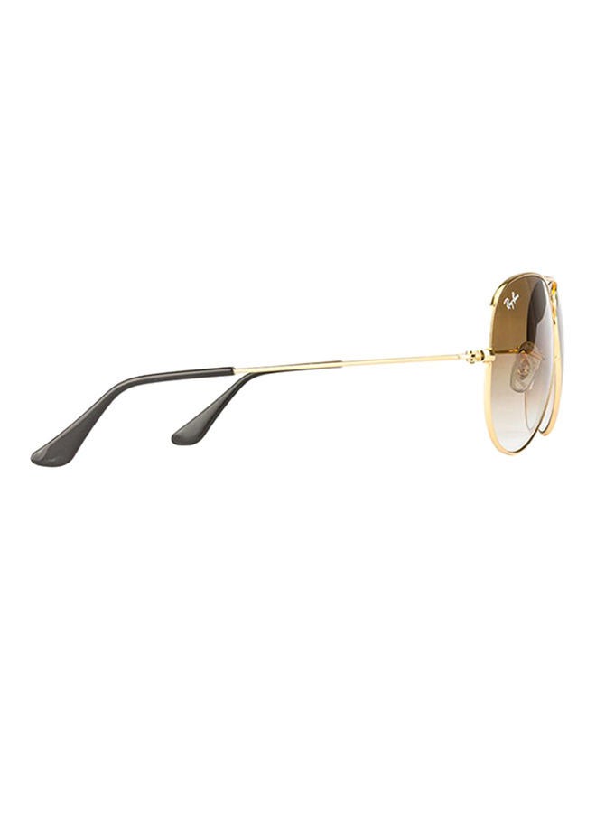 Ray-Ban Unisex Full Rim Pilot Sunglasses - RB3025 001/51 58 - Lens Size: 58 mm - Gold - Image 4