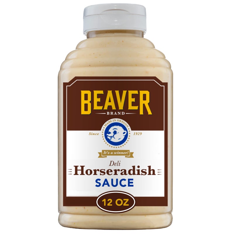 Beaver Deli Horseradish Sauce, 12 Oz Squeeze Bottle - Image 1