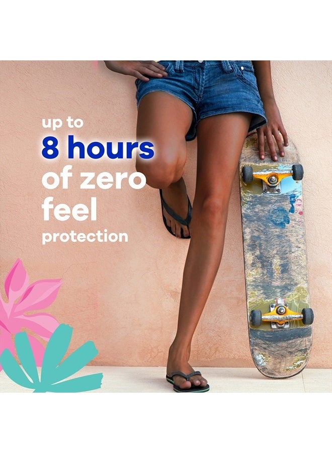 Always فوط راديانت النسائية للمراهقات، الحجم 1، امتصاص عادي، مع فليكس فوم، مع أجنحة، بدون رائحة، 42 قطعة - Image 5