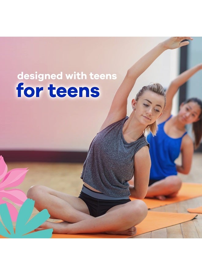 Always فوط راديانت النسائية للمراهقات، الحجم 1، امتصاص عادي، مع فليكس فوم، مع أجنحة، بدون رائحة، 42 قطعة - Image 4