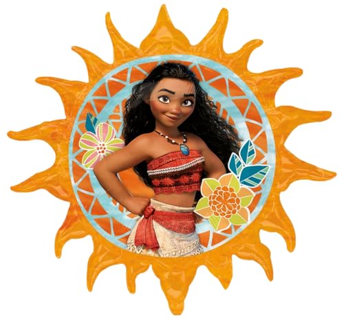 Anagram Moana 3rd Birthday Party Supplies Foil Balloon Bouquet Decorations - Image 3