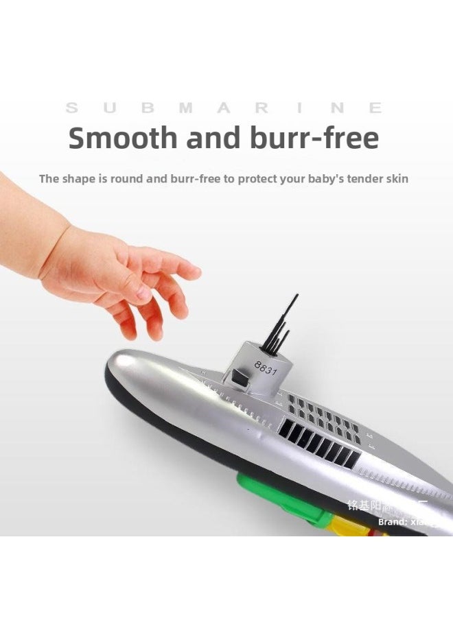 L Mini Six-Way Remote Control Submarine Speedboat Nuclear Submarine Aircraft Carrier Hovercraft Fish Tank Charging Water Toy-Color:8821 Submarine-Specification:Rechargeable Version (rechargeable Battery + Charger)  - Image 5