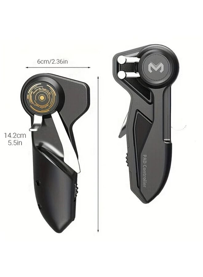 جهاز تحكم ألعاب بلاك سيكس فينجر بستة أزرار، مقبض ذو مشغل عالي الحساسية لأجهزة آيباد والتابلت ولعبة PUBG - Image 3