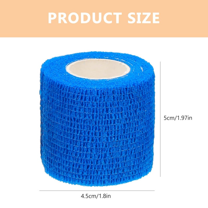 Self Adhesive Cohesive Bandage 5cm X 4.5m 12 Rolls Waterproof Breathable For Pets - Image 3