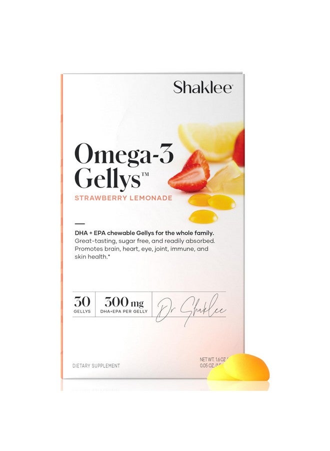Shaklee - Omega-3 Gellys™ - Strawberry Lemonade Gummies - 30 Gellys