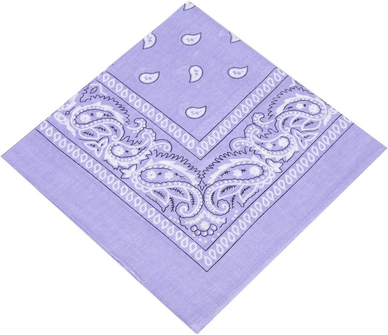 Boolavard 1s, 6s, 9s or 12 Pack Cowboy Bandanas Bandana with Original Paisley Pattern - Image 1
