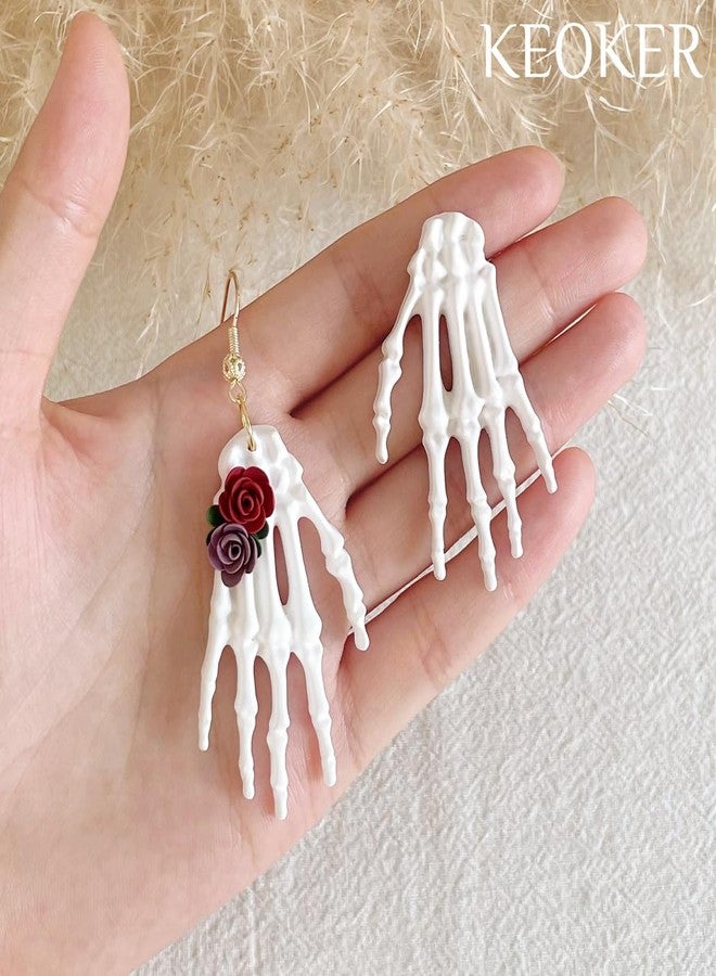 KEOKER Halloween Polymer Clay Molds for Jewelry, Earring Molds, 3D Mold, Halloween Earring Decoration (Substitute Polymer Clay Cutters) - Image 5