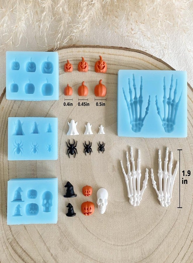 KEOKER Halloween Polymer Clay Molds for Jewelry, Earring Molds, 3D Mold, Halloween Earring Decoration (Substitute Polymer Clay Cutters) - Image 3