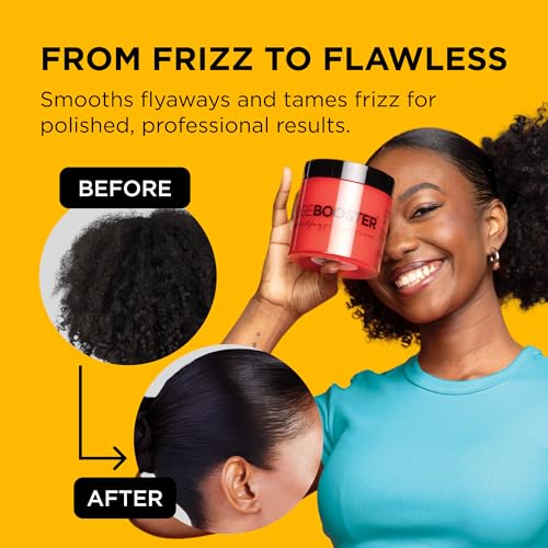 Style Factor EDGE BOOSTER® Strong Hold Styling Gel | Alcohol-Free Hair Gel with Camellia Sinensis Seed Oil for Curly, Wavy & Sleek Styles | Frizz Control, Long-Lasting and Flexible Hold (16.9oz) - Image 4