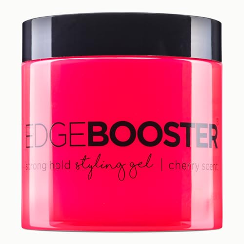 Style Factor EDGE BOOSTER® Strong Hold Styling Gel | Alcohol-Free Hair Gel with Camellia Sinensis Seed Oil for Curly, Wavy & Sleek Styles | Frizz Control, Long-Lasting and Flexible Hold (16.9oz) - Image 1