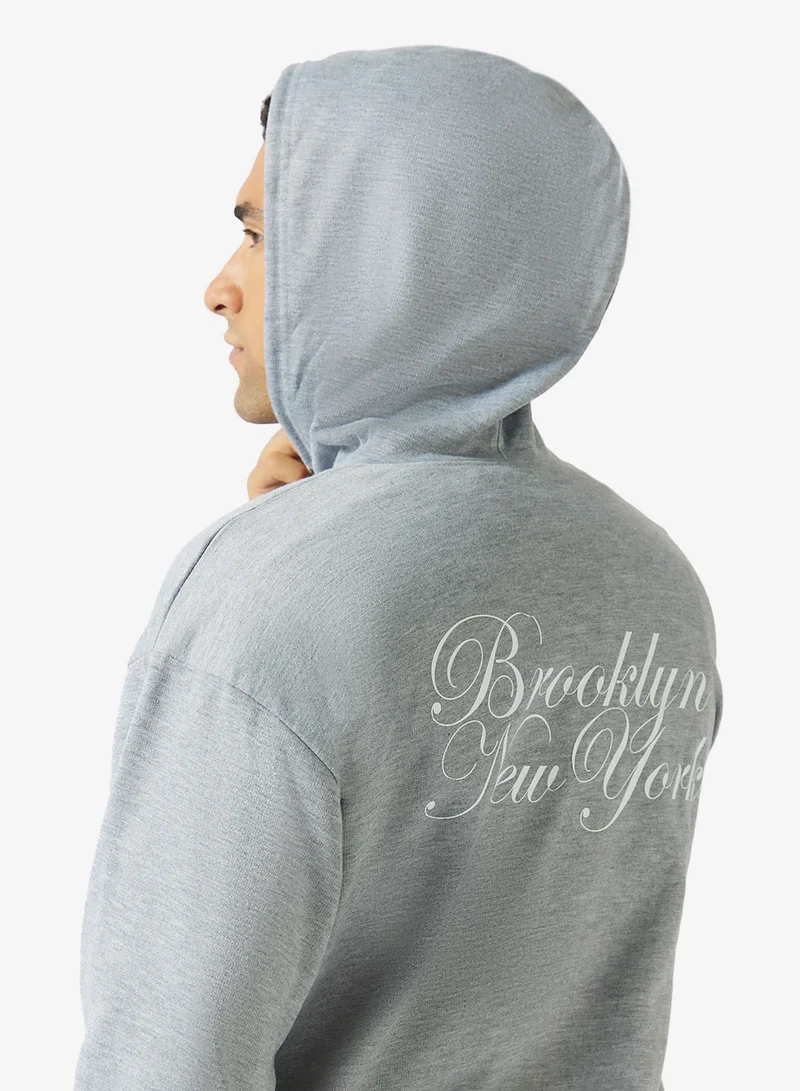 Seventy Five  Graphic Pullover Hoodie for Men | Best Price UAE