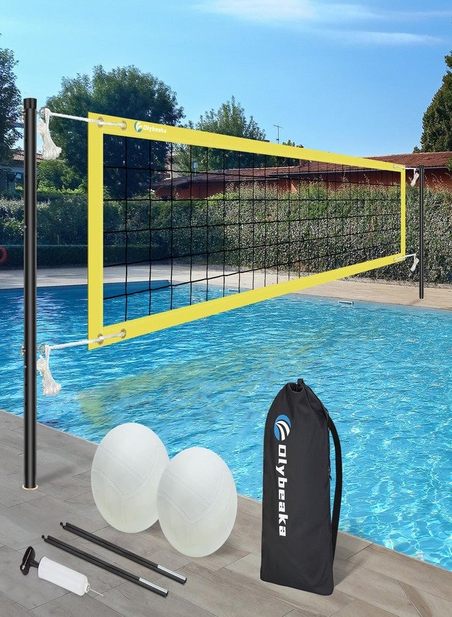 Olybeaka Pool Volleyball Net, Volleyball Net Set System for Pool - Image 1
