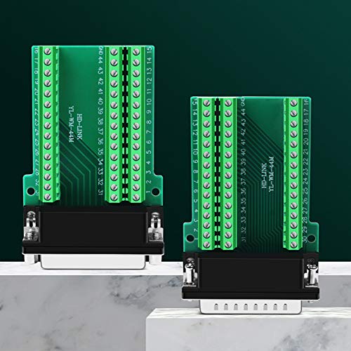 ANMBEST DB44 Solderless Connector, Male D-SUB to 44-pin Port Terminal Adapter Breakout Board with Bolts - Image 5