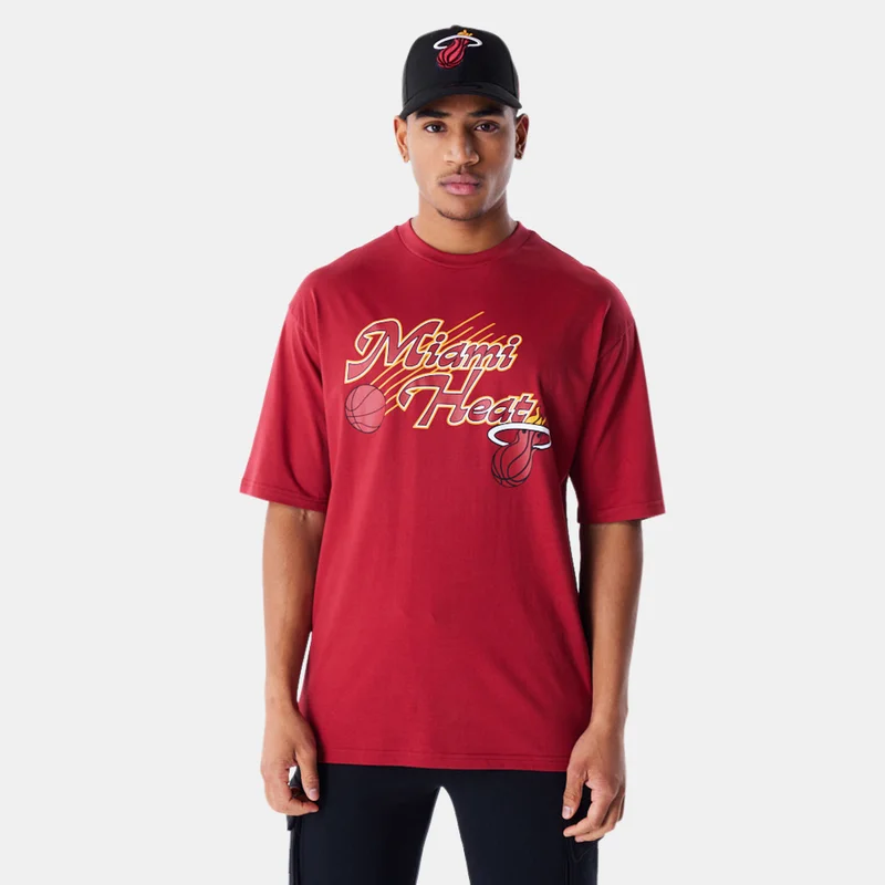 NEW ERA Men's NBA Miami Heat Script T-Shirt