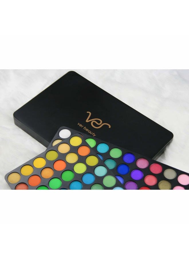 Ver Beauty Starr 120 Colors Shimmer & Matte Professional Highly Pigmented Eyeshadow Palette Collection Makeup Cosmetics Kit Eye Set, Black  - Image 3