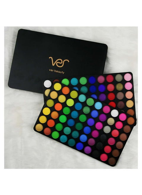 Starr 120 Colors Shimmer & Matte Professional Highly Pigmented Eyeshadow Palette Collection Makeup Cosmetics Kit Eye Set, Black