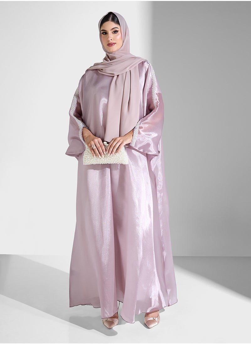 Khizana - Embellished Kaftan With Sheila - Image 1