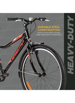 Spartan Spartan 24" Metro Bicycle Commuter - Black Grey  - Image 4